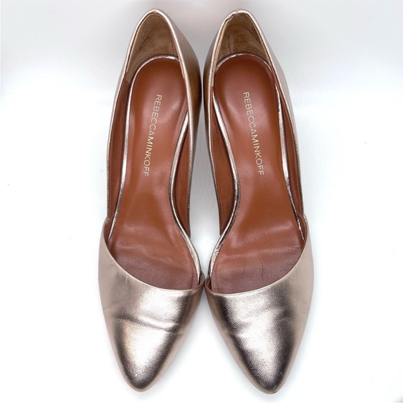 Rebecca Minkoff Brie Pointed Toe D'Orsay Pumps Heels - Picture 3 of 9